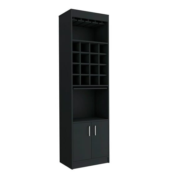 Being Kava Bar Cabinet, Double Door, Two Shelves, Sixteen Built-in Wine Rack