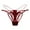 616#Red2, variant on Clothing 2025 Thongs for Women Low Waist Mesh Briefs Solid Color Cotton Crotch Panties Thongs Underpants Women Underwear Thongs