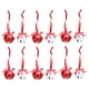 thumbnail image 1 of 12 colgantes de campana de hierro para Navidad, para árbol de Navidad, decorativos para el hogar, 1 of 8