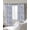 White Dark Blue, variant on Orange Botanical Blackout Curtains for Bedroom/Living Room, Thermal Insulated Kitchen Curtains, Elegant Watercolor Botanical Birds Grommet Darkening Window Treatment Drapes 27.5"x39"x2