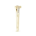 thumbnail image 3 of ANGARA Natural Diamond Heart Promise Ring in 14K Yellow Gold for Women (Size-1.5mm | Color-I-J| Clarity-I1-I2) | April Birthstone, Birthday, Anniversary, Jewelry Gift for Women | Natural Diamond Ring, 3 of 9