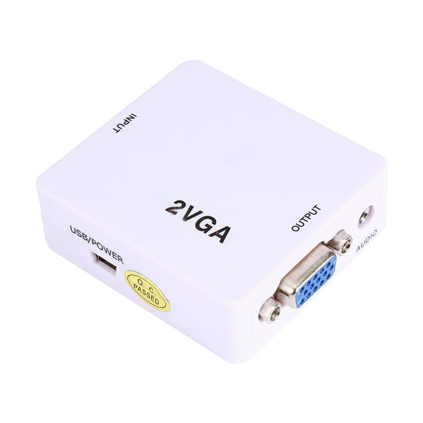 Convertidor Mini A VGA 2 VGA Con Cable USB Convertidor Adaptador 1080P Para PS3 XBOX360 Blue Ray DVD HD Decodificadores Pantalla LED CRT