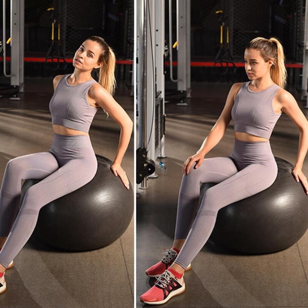 Sujetador Deportivo de Alto Impacto a Prueba de Golpes Mujeres Workout Yoga Stretch Tops Ropa Deportiva Ropa Interior Soft Padded Tops de Copa Complet M púrpura Soledad Sujetador deportivo para mujer