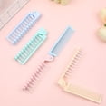 thumbnail image 3 of Portable Folding Mini Hair Comb for Travel | Anti-Static Curly & Straight Hair Detangler | Compact Pocket Size Styling Brush, 3 of 8