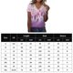 thumbnail image 2 of Camiseta Camiseta de manga corta de encaje con cuello en V y estampado suelto informal para mujer Cgtredaw para Mujer Rosa T XL, 2 of 6