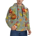 thumbnail image 2 of Daiia Gnomes With Pumpkins for Men's Fashion Hoodies & Sweatshirts with Kangaroo Pocket Hooded Sweatshirt Breathable & Moisture Wicking-Medium, 2 of 7