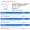 thumbnail image 2 of Timing Cover Gasket Set - Compatible with 1995 - 1996 Dodge B2500, 2 of 2