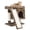 Leopard Print, variant on Small Leopard Print Cat Tree With Perch For Indoor Cats Tower Modern Activity House Large Condo Board Kittens Cave