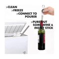 thumbnail image 5 of 2pcs Wine Cooler Wine Chiller Stainless Steel Wine Chiller Stick Wine Decanter With Wine Aerator, 5 of 5