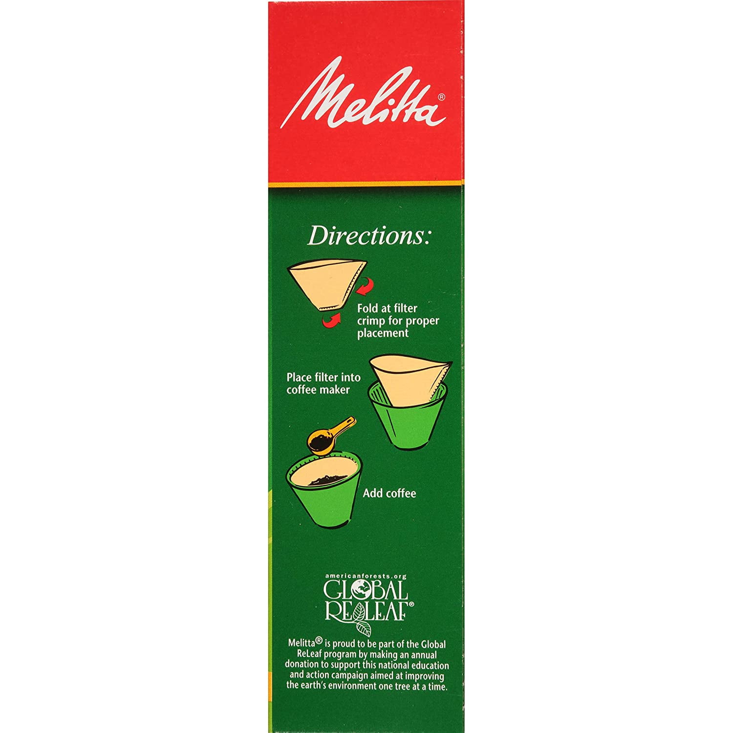 (2 pack) Melitta #4 Cone Coffee Filters, Natural Brown, 100 Count