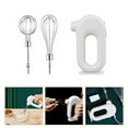 thumbnail image 6 of HAMPPLIES Rechargeable Hand Mixer for Cream Mixing 1Set White Stainless Steel, 6 of 8