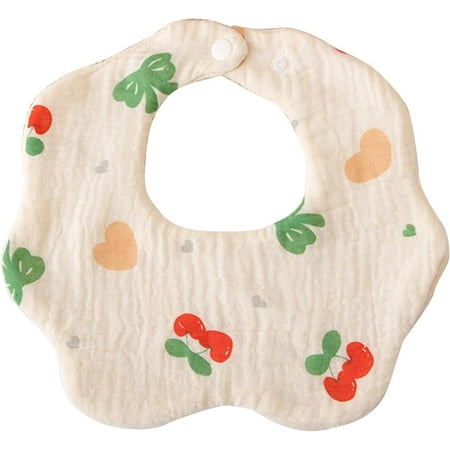 

WCX Printed Bib For Newborns Baby Drooling Bib Cotton Burping Cloth Soft & Comfortable Infants Teething Bib-0614