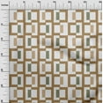 thumbnail image 3 of oneOone Cotton Cambric Brown Fabric Geometric Dress Material Fabric Print Fabric By The Yard 42 Inch Wide, 3 of 4
