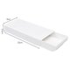 thumbnail image 4 of Storage box Paste drawer pen box under the desk, hidden pen holder desk side dormitory desktop storage box student stationery (2 pcs), 4 of 4