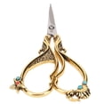 thumbnail image 2 of Embroidery Scissors, Rustproof Wide Applicability Lightweight Craft Scissors Gold For Paper Cutting ANGGREK Otros, 2 of 8