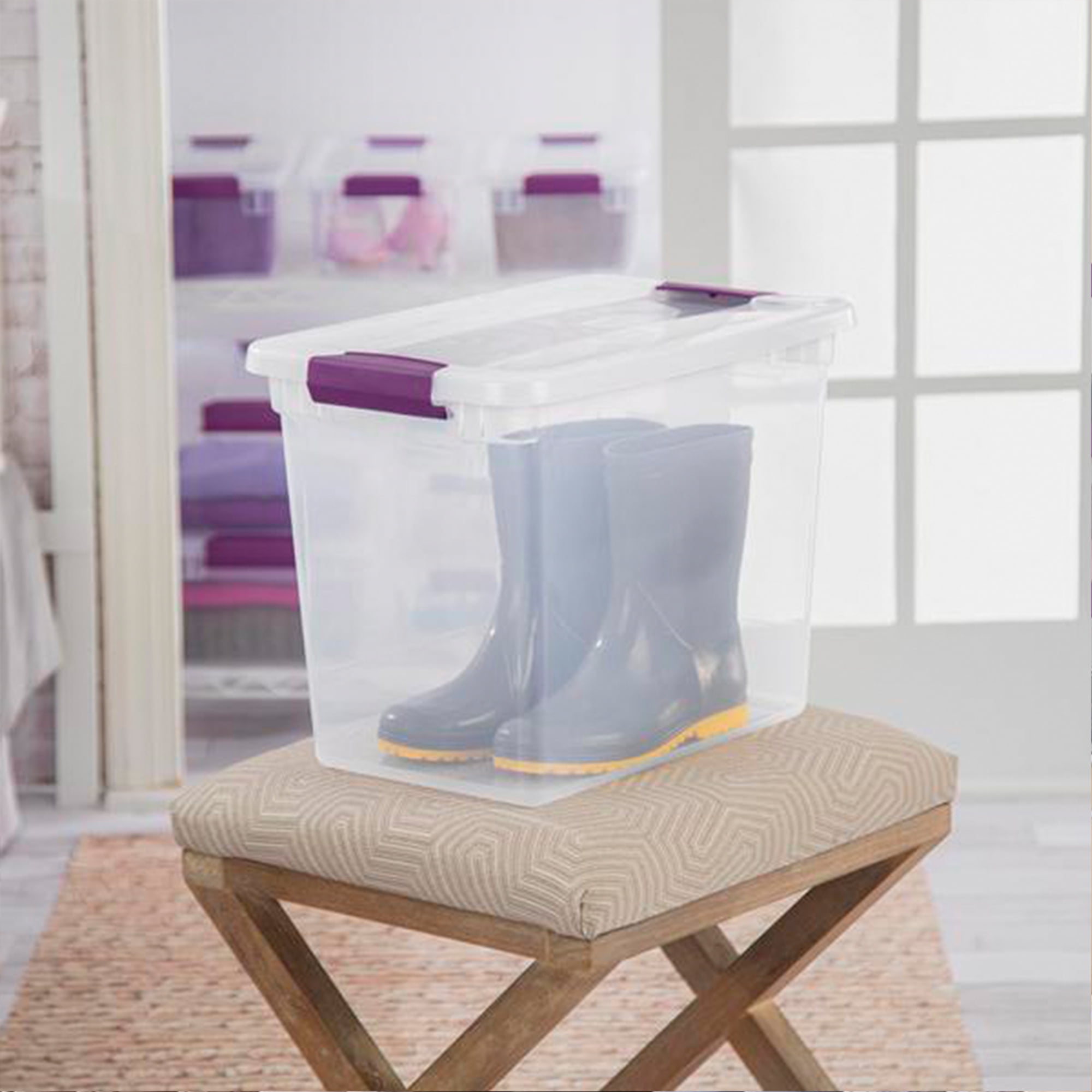 Large Latching Clear Storage Box - Brightroom™