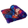 thumbnail image 3 of Northwest DC Superman Silk Touch Throw Blanket, Purple, 40 x 50 Inches, Polyester, 3 of 5