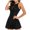 Black, variant on Aoochasliy Swimsuit Clearance Women Solid Bikini Push-Up Padded Swimwear Beachwear One-Piece Swimsuit