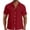 Red, variant on Mens Short Sleeve Shirts, Men's Casual Button Down Shirts - Short Sleeve Summer Textured Beach Wrinkle-Free Shirts