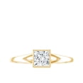 thumbnail image 4 of Rosec Jewels Lab Grown Diamond Bezel Setting Engagement Ring, EF-VS Quality, 10K Yellow Gold, US 11.00, 4 of 8
