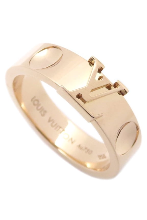 Pre-Owned LOUIS VUITTON Louis Vuitton Empreinte LV Ring, Size #53, Women's, Q9K98A 295333