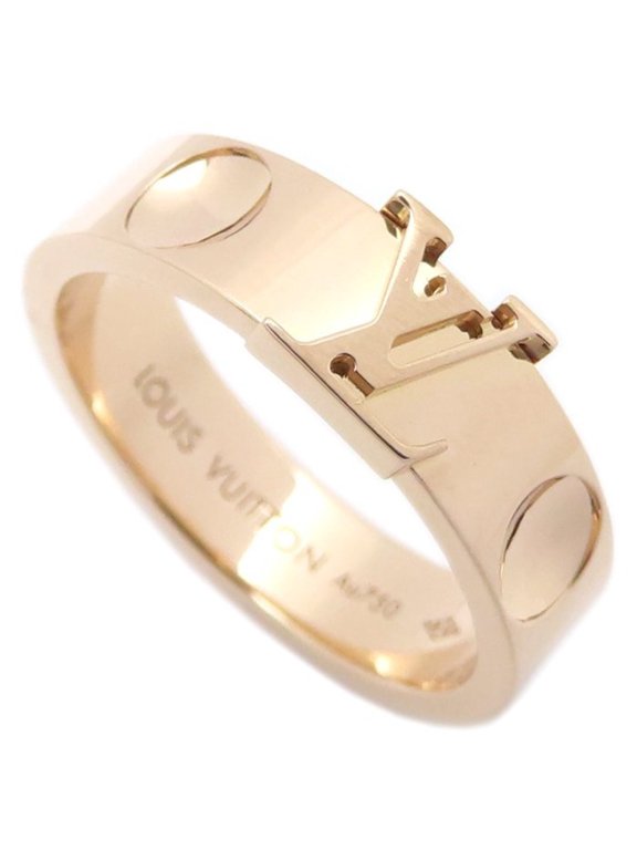 Pre-Owned LOUIS VUITTON Louis Vuitton Empreinte LV Ring, Size #53, Women's, Q9K98A 295333