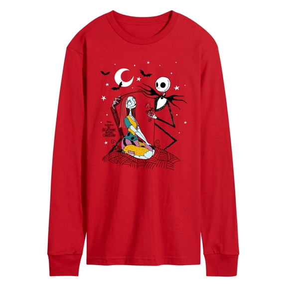 The Nightmare Before Christmas - Jack And Sally - Men's Long Sleeve Graphic T-Shirt