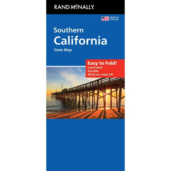 California South Easy to Fold State Map: Case, (Paperback)
