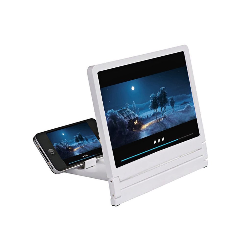 Hirigin Screen Magnifier 3X Zoom Magnifying Glass Screen Universal 3D