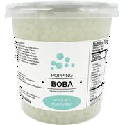 Soeos Yogurt Flavored Popping Boba, 6.6 lbs – Bursting Yogurt Pearls for Bubble Tea, Frozen Yogurt & Desserts