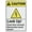 Warning Sign 2, variant on Caution Low Ceiling Watch Your Head Yellow Metal Sign 8"x12" Rust Free Aluminum - UV Ink Printing Durable Weatherproof, Outdoor Decor for Home