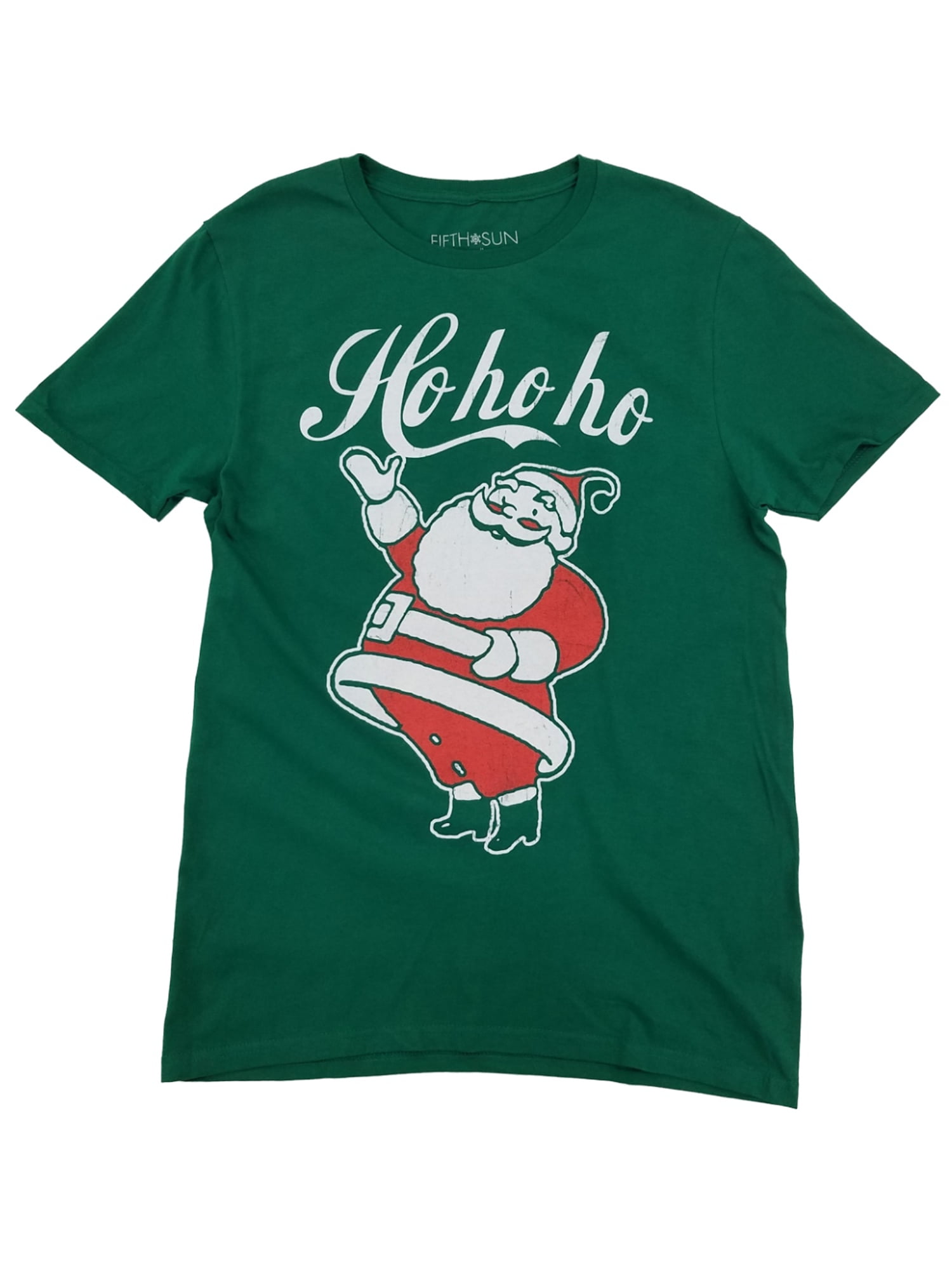 Novelty Christmas T Shirt Gangster Wrapper Xmas Pun Winter Santa Claus Elf