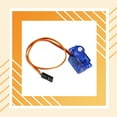 thumbnail image 3 of Injueey 9g Micro Servo Pequeño Mini Servos Tipo de interfaz de metal resistente Kit de motor compatible Avión Barco Modelo de ala fija Electrónica miscelánea 360°, 3 of 6