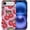 3D Red Cherry, variant on Case for iPhone 17 Pro Max, Colored Glass Dolphin Exquisitely Pattern Double Protective Phone Cover Cases Soft Silicone for iPhone 17 Pro Max