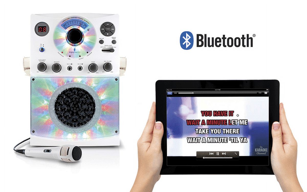 The Singing Machine SML385BTBK Bluetooth CD+G Karaoke System (Black) - image 5 of 8