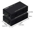 thumbnail image 3 of Extension RJ45 HDMI 60M 1080P Réseau HDMI par CAT5e CAT6 Extenseur de LAN pour PS4 apple TV PC Portable HDTV TAPDRA Pièce de Rechange, 3 of 4