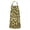 Yellow And Black, variant on Yellow Leopard Print Pattern Apron-Garden Aprons for Women with Pockets-Cotton Linen Waterproof Kitchen Cooking Gardening Aprons Adjustable for Kitchen,Cooking,BBQ and Salon 33x27 Inch