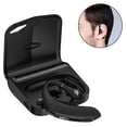 thumbnail image 1 of 1 auricular Bluetooth inalámbrico monoaural para negocios, auriculares internos con respuesta de voz para conducir, batería, auriculares con cancelación de ruido, 1 of 8