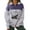 Purple, variant on Ruyang Oversized Sweatshirts for Women Womens Sweatshirts Half Zip Cropped Pullover Fleece Quarter Zipper Hoodies Fall Outfits Clothes