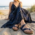 thumbnail image 5 of Cushionaire Luna Cork Footbed Sandals for Women – Comfortable Slip-On Women's Shoes with Genuine Suede Footbed & Arch Support | Slides for Women, 5 of 20
