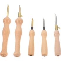 PAMINGONO Sewing Embroidery Punch Needle 5pcs Wood Assorted Color Beginners