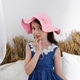 thumbnail image 5 of 12 Mois 2 Ans Chapeau Fille Nud Large Bord Chapeau De Soleil Protection Solaire Bob Pour Enfant, 5 of 5