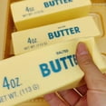 thumbnail image 2 of Taotanxi Butter Toys, Super Soft Butter-Shaped Slow Rising, Sticky Butter Sticks Squeeze Toys, Realistic Food Soft Fidget Toys for Decompression Anxiety Relaxation(Light Yellow), 2 of 8