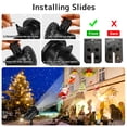 thumbnail image 4 of LED Moving Flashing Snowflake Projector 16 pattern Santa Claus Landscape Projector Lamp Light  for Holiday Christmas Tree Garden Patio Stage House Decoration, 4 of 8