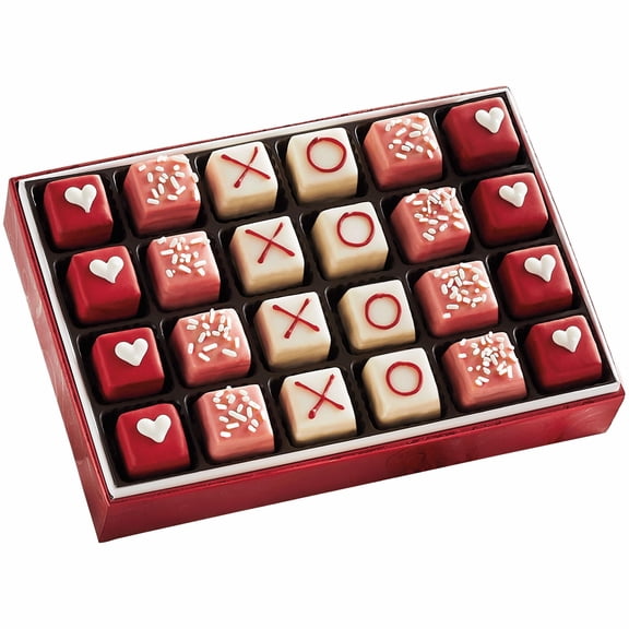 The Swiss Colony Valentine Petits Fours - Gift of 24; .43 oz. each