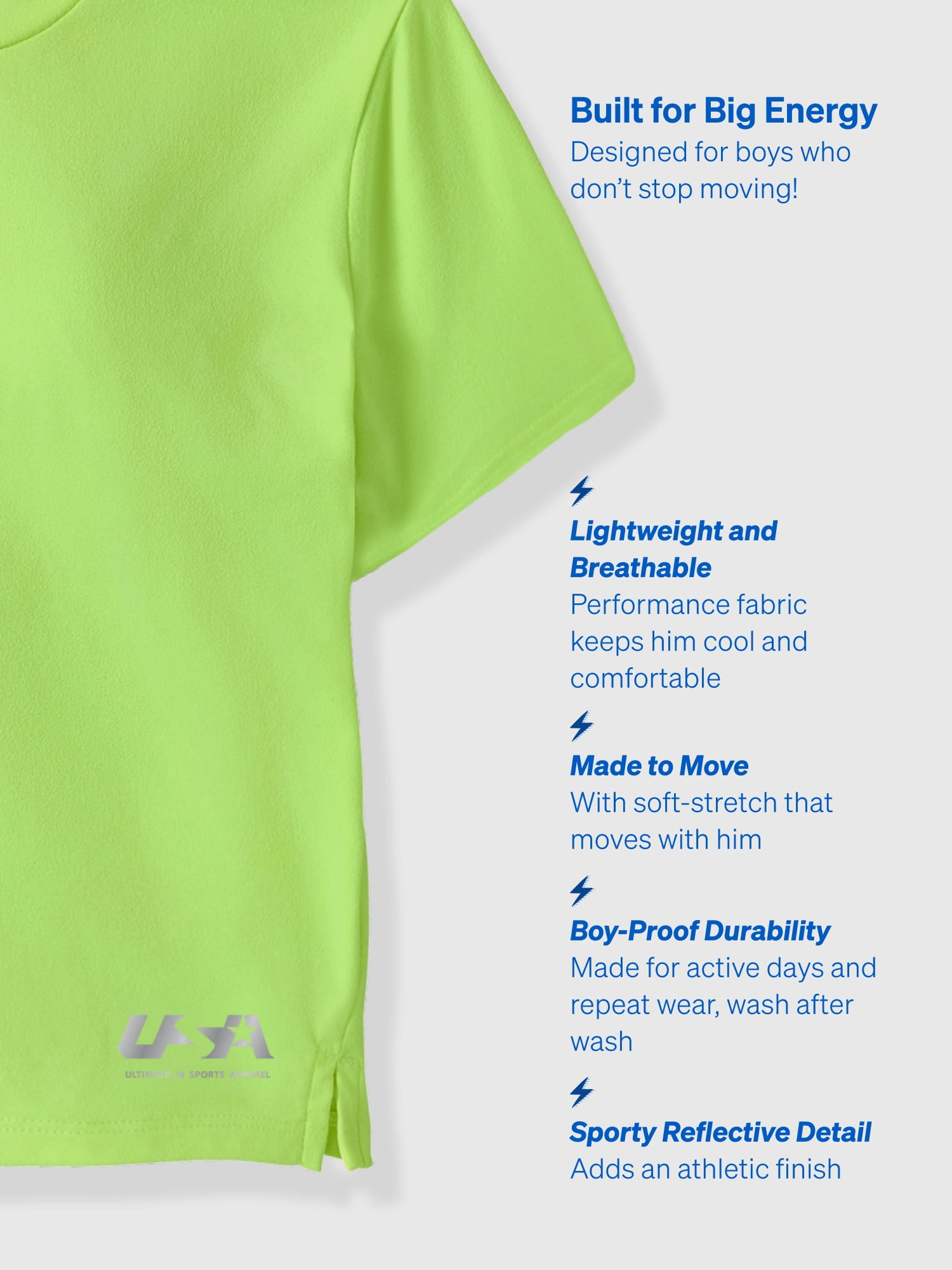 Garanimals Activewear Toddler Boy Athletic T-Shirts, 3-Pack, Sizes 2T–6T