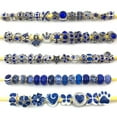 thumbnail image 6 of European Craft Beads Large Hole Glass Spacer Beads Rhinestones European Lamp Beads Diy Bracelet Jewelry Craft Making, 6 of 19