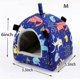thumbnail image 3 of Loro ardilla guarida de algodón de invierno Bolsa de miel hámster volador mi vecino Totoro erizo Disponible con forro de terciopelo grueso Nido cálido colgante, 3 of 5