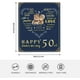 thumbnail image 3 of LHSHID Gifts for 50th Wedding Anniversary Golden for Couple Ultra Soft Micro Fleece Blankets for Bed Sofa Outdoor 50 for Parents Husband Wife Friends 50x60in, 3 of 6