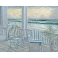 thumbnail image 2 of Janisse, Georgia 24x20 White Modern Wood Framed Museum Art Print Titled - Coastal Porch II, 2 of 4
